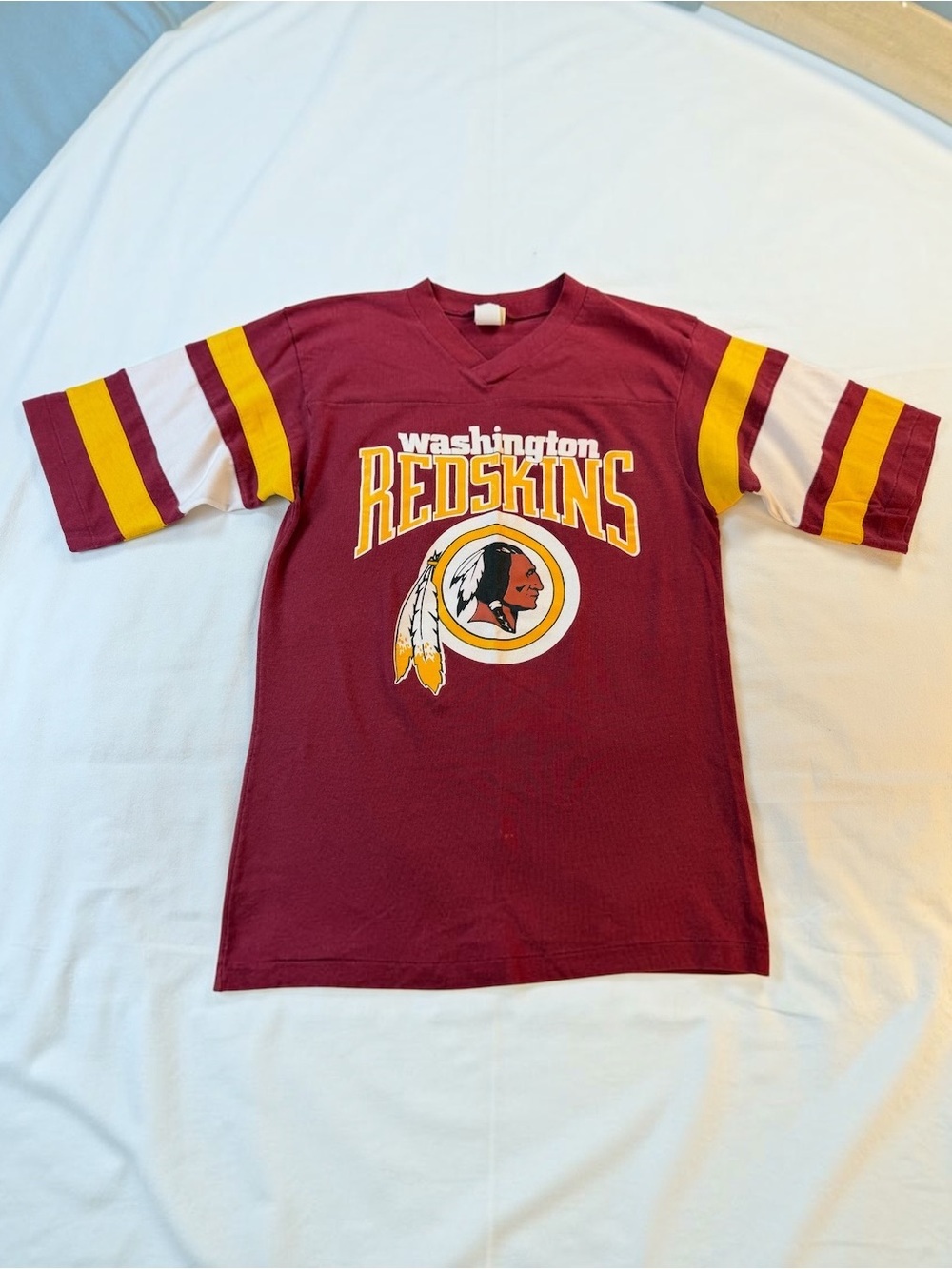 Vintage Washington Redskins LOGO 7 Football Jersey T-Shirt Commanders NFL